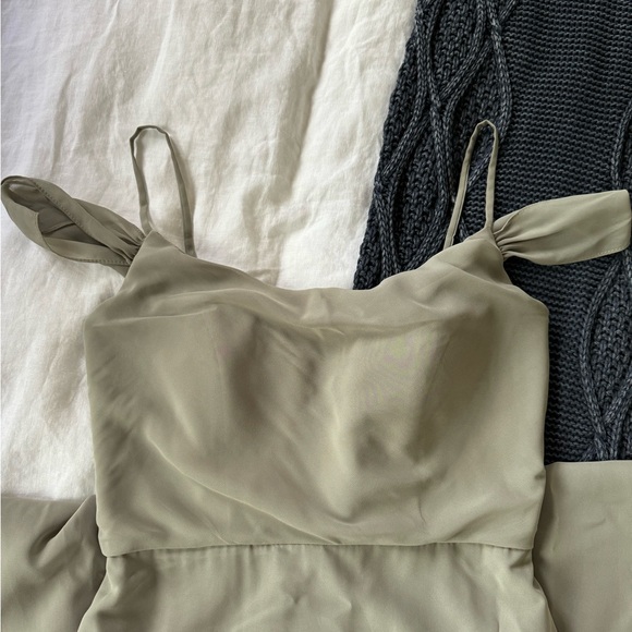 Revelry Bridesmaids Dress, Color #949 Silver Sage, size 4 - Picture 4 of 6